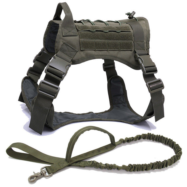 Military Tactical Dog Harness Working Dog Vest - Hiphoppet
