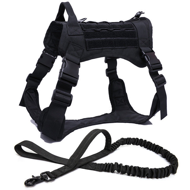 Military Tactical Dog Harness Working Dog Vest - Hiphoppet