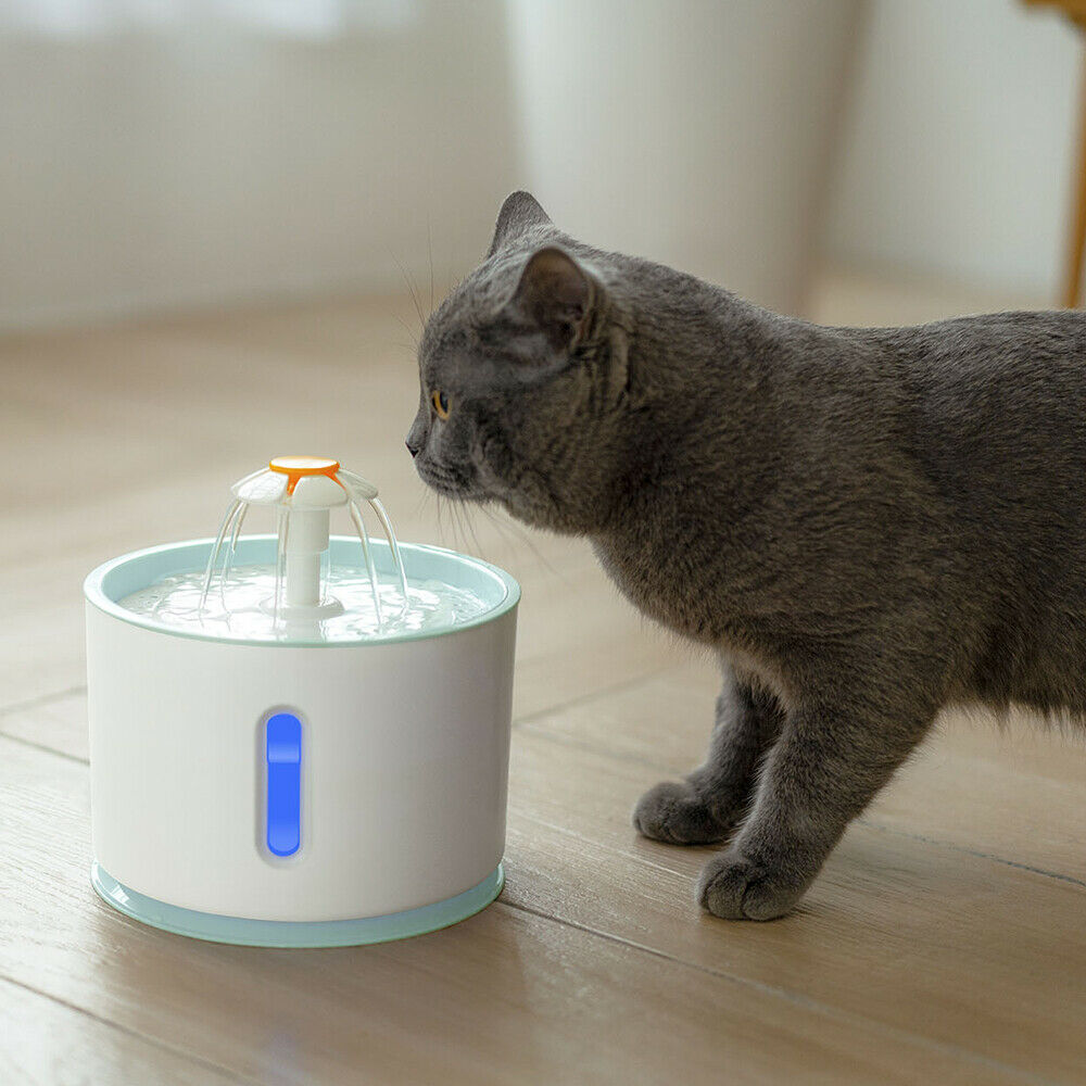 Intelligent Cat Water Fountain 81oz/2.4L Stainless Steel Dispenser - Hiphoppet